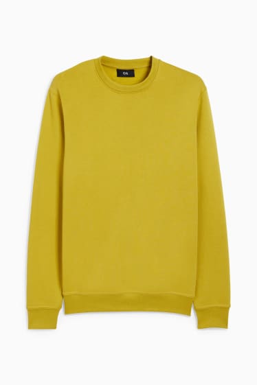 Men - Sweatshirt - mustard yellow