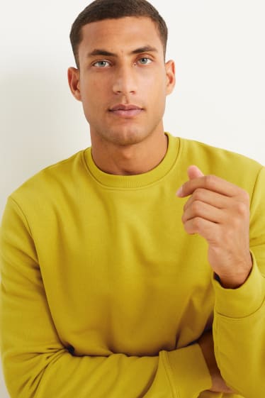 Men - Sweatshirt - mustard yellow