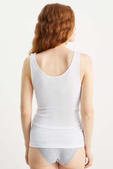 Damen - Hemdchen - weiß