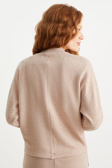 Dames - Sweatshirt - licht beige