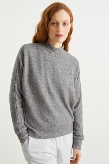 Femmes - Sweat - gris chiné