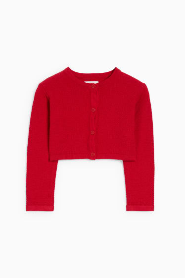 Baby Mädchen - Baby-Outfit - 3 teilig - dunkelrot