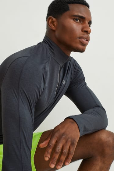 Hommes - Haut de sport - 4 Way Stretch - noir