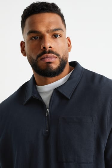 Hommes - Sweat - bleu foncé