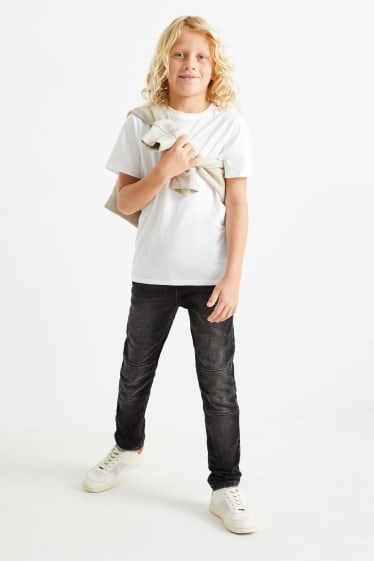 Enfants - Slim jean - jean gris foncé