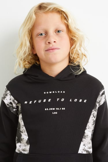 Kinderen: jongens - Hoodie - zwart