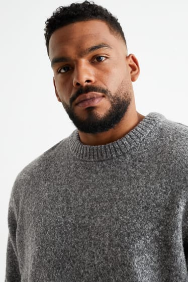 Uomo - Maglione - grigio scuro