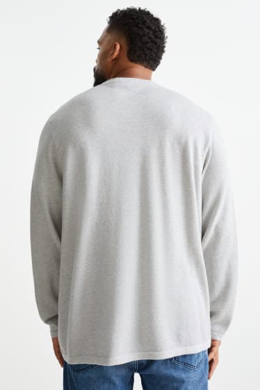 Men - Jumper - light gray-melange