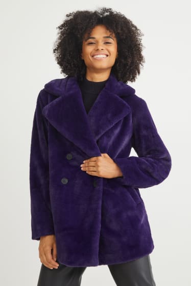 Women - Coat - violet