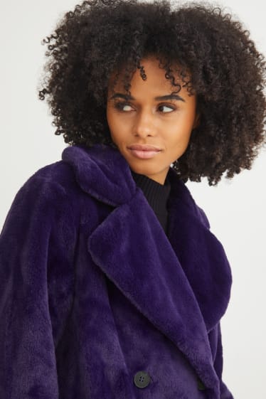 Women - Coat - violet