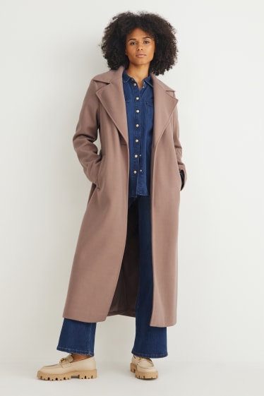 Femmes - Manteau - taupe