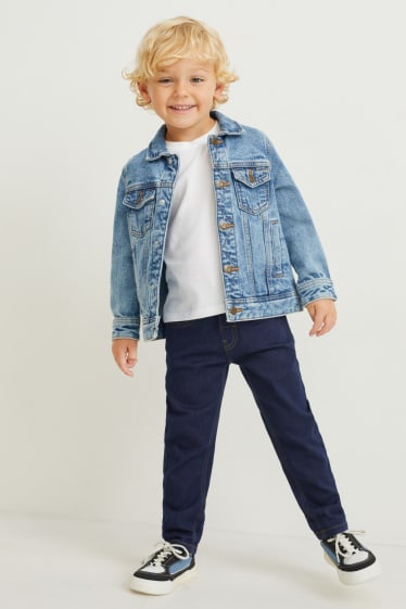 Children - Slim jeans - thermal jeans - jog denim - denim-dark blue