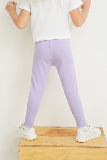 Bambini - Confezione da 2 - leggings termici - rosa