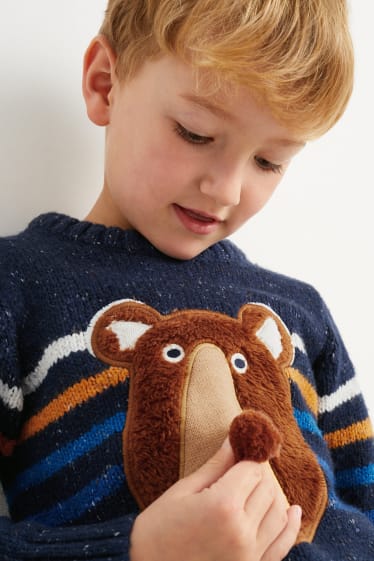 Kinderen: jongens - Trui - donkerblauw