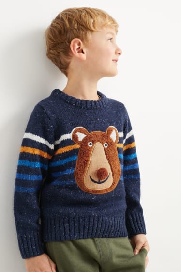 Kinderen: jongens - Trui - donkerblauw