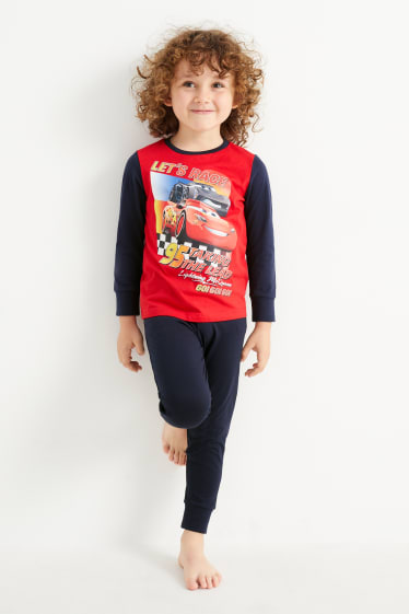 Dzieci - Auta - piżama - 2-częściowa - czerwony