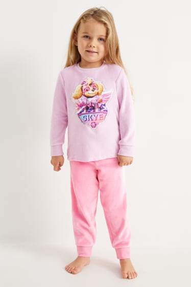 Copii - Patrula cățelușilor - pijama de iarnă - 2 piese - roz