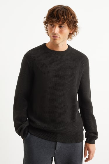 Hommes - Pull - noir