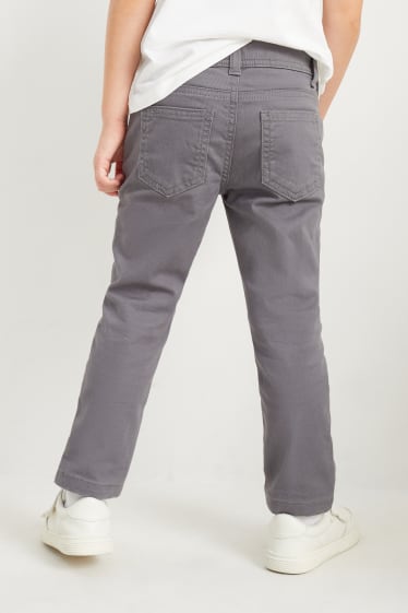 Kinderen - Set van 4 - thermojeans en thermobroek - blauw / lichtblauw