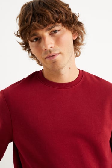 Herren - Sweatshirt - dunkelrot