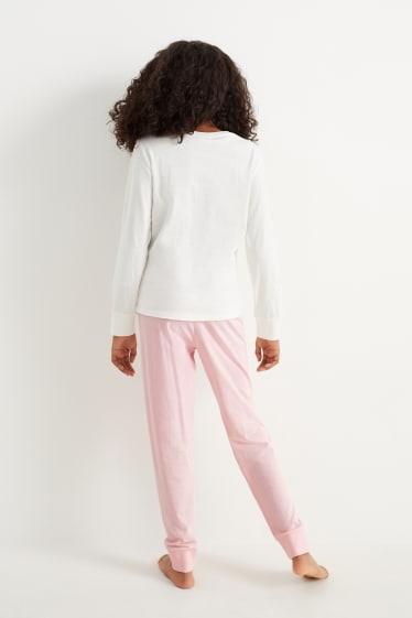 Enfants - Lot de 3 - pyjama - 6 pièces - rose