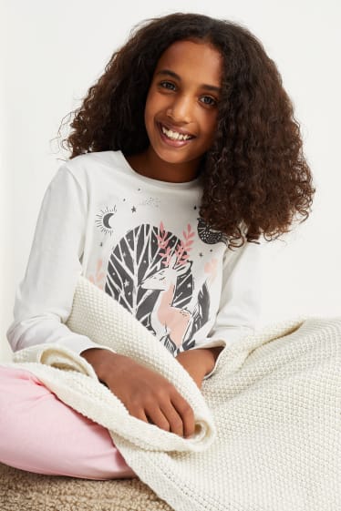 Bambine - Confezione da 3 - pigiama - 6 pezzi - rosa