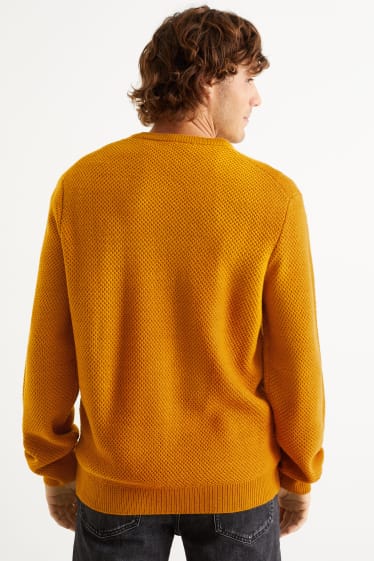 Hommes - Pull - orange