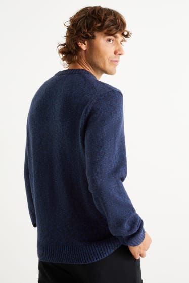 Uomo - Maglione - blu scuro