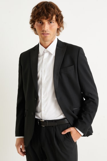 Men - Tuxedo jacket - slim fit - Flex - LYCRA® - mix & match - black