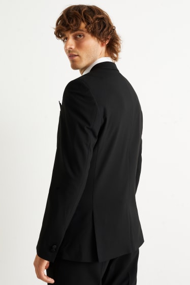 Men - Tuxedo jacket - slim fit - Flex - LYCRA® - mix & match - black