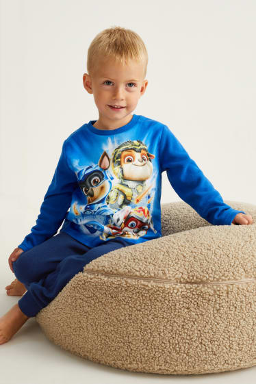 Kinderen - PAW Patrol - pyjama van fleece - 2-delig - blauw