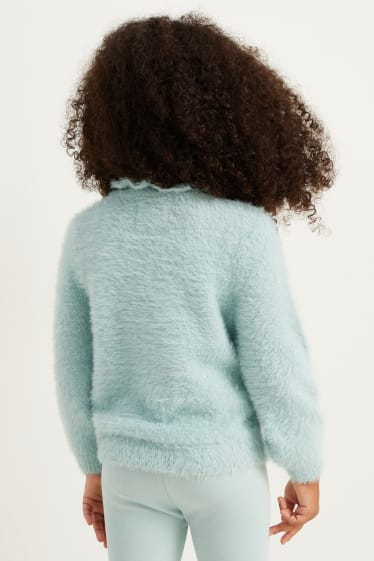 Enfants filles - La Reine des Neiges - pullover - vert menthe