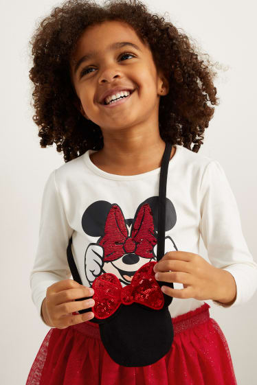 Nena - Minnie Mouse - conjunt - vestit, bossa i leotards - 3 peces - vermell