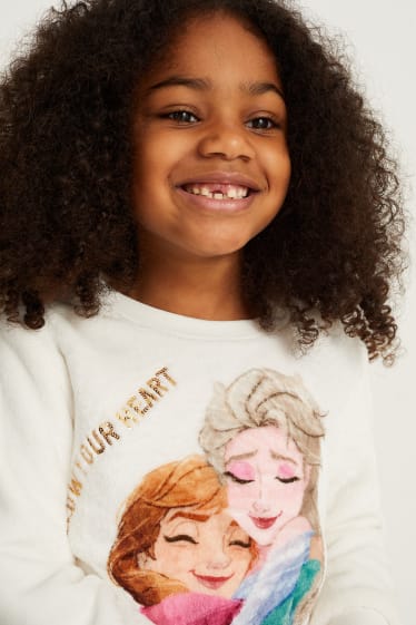 Niños: niñas - Frozen - sudadera - blanco roto