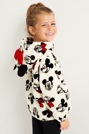 Kinder - Disney - Fleece-Hoodie - weiß