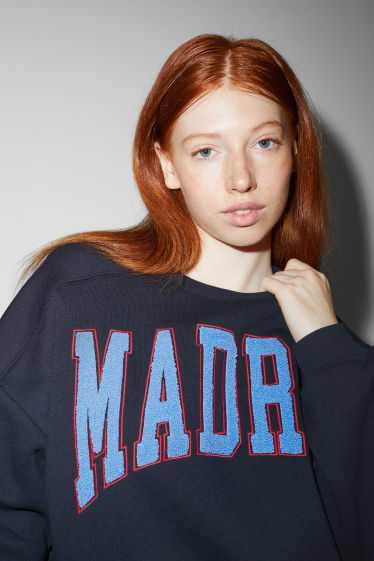 Mujer - CLOCKHOUSE - sudadera - azul oscuro