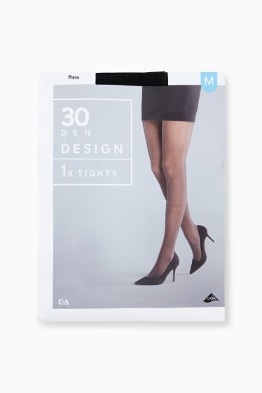 Dona - Mitges fines - LYCRA® - 30 DEN - negre