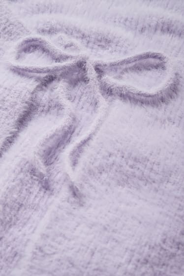 Femmes - Boléro en maille - violet clair