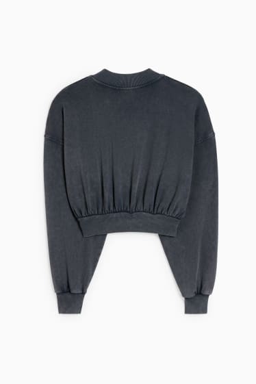 Mujer - Chaqueta universitaria crop - gris