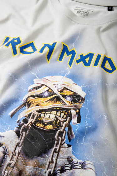 Heren - T-Shirt - Iron Maiden - wit