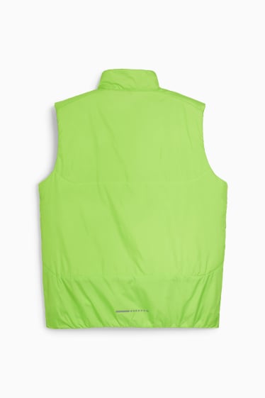 Men - Technical gilet - water-repellent - neon green