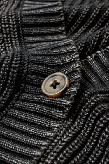 Damen - Strickjacke - schwarz