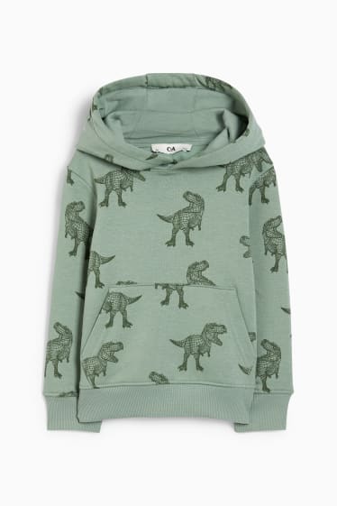 Children - Dinosaur - hoodie - green