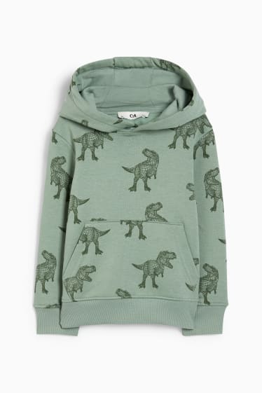 Kinderen: jongens - Dino - hoodie - groen