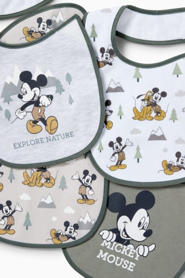 Baby: jongens - Set van 4 - Disney - babyslabbetjes - grijs