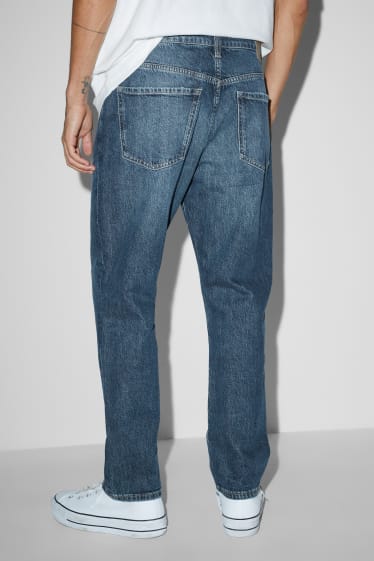 Heren - Tapered jeans - jeansblauwgrijs