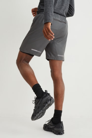 Hommes - Short fonctionnel - gris foncé