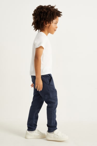 Nen/a - Pantalons cargo - blau fosc