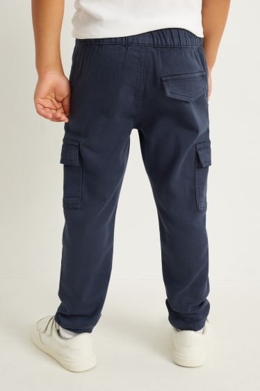 Bambini - Pantaloni cargo - blu scuro