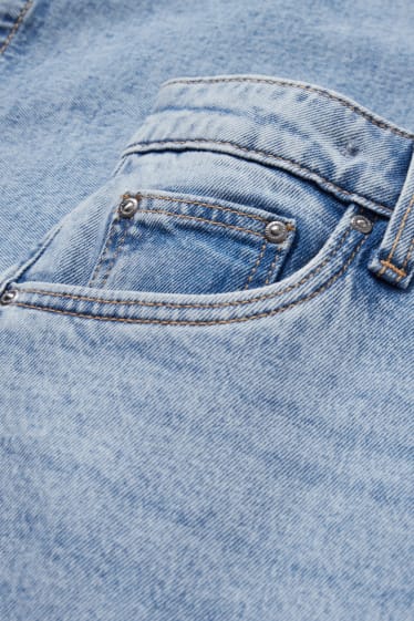 Kinderen: meisjes - Wide leg jeans - jeanslichtblauw